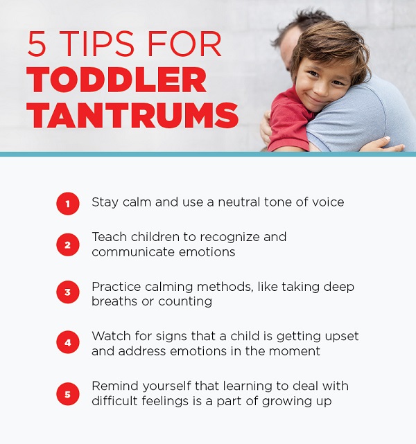 how do you deal with temper tantrums